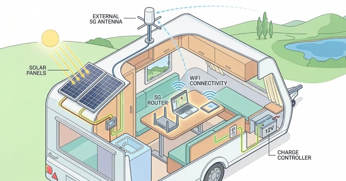 Megbízható mobilinternet lakókocsiban és lakóautóban