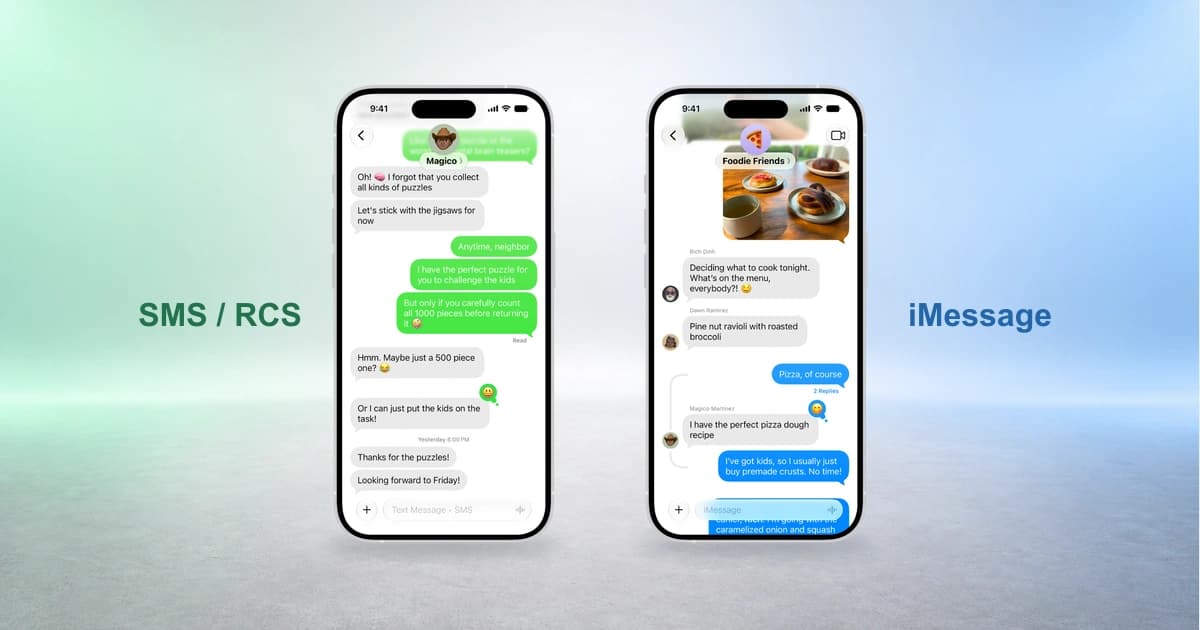 Az SMS, az RCS és az iMessage közül csak az SMS nem fogyaszt mobilnetet